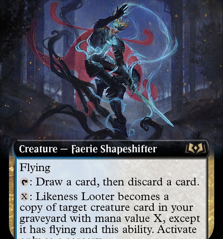 Likeness Looter (Extended Art) [Wilds of Eldraine]