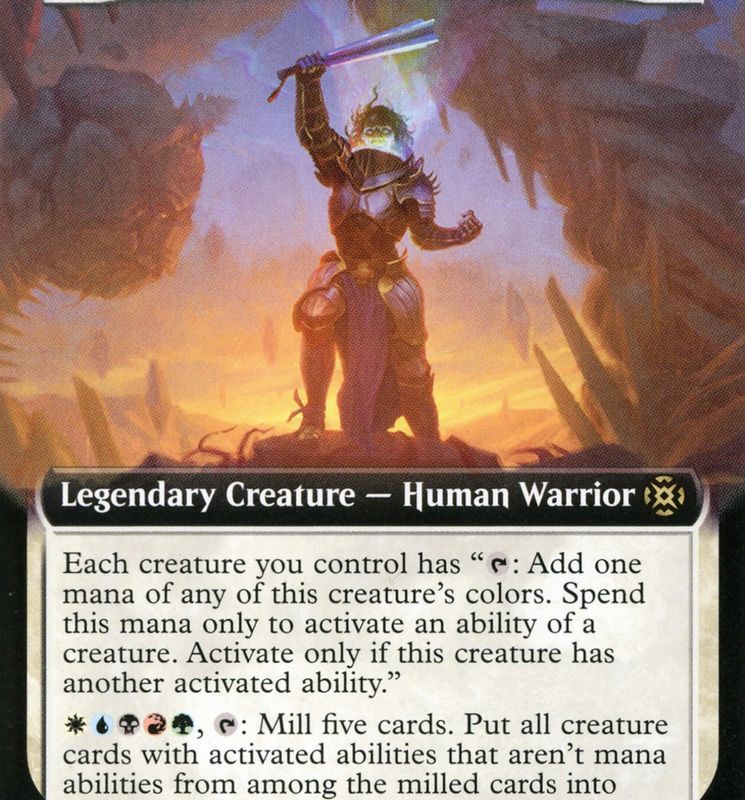 Tazri, Stalwart Survivor (Extended Art) [March of the Machine: The Aftermath]