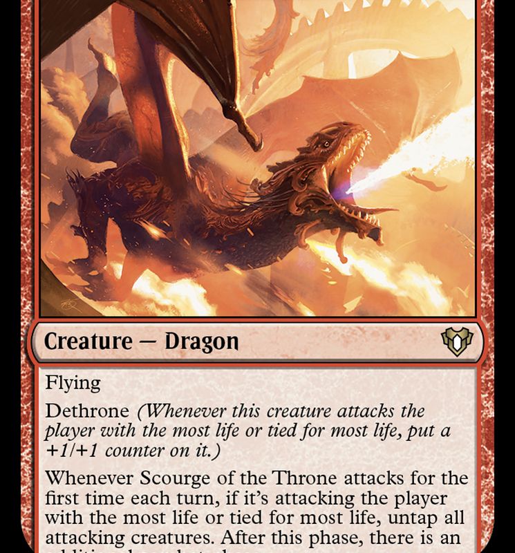 Scourge of the Throne [Commander Masters]