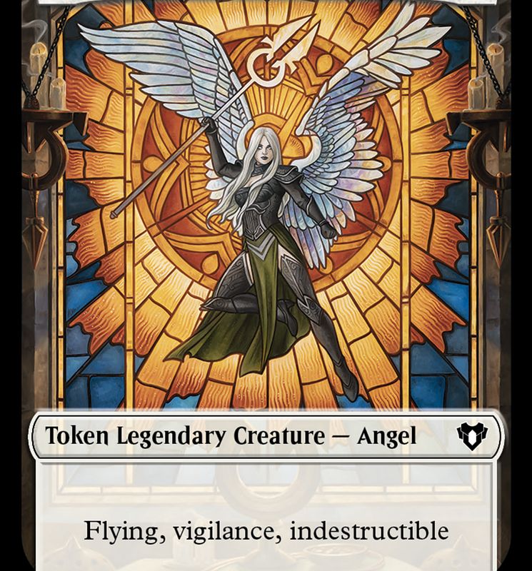 Copy (54) // Avacyn Double-Sided Token [Commander Masters Tokens]