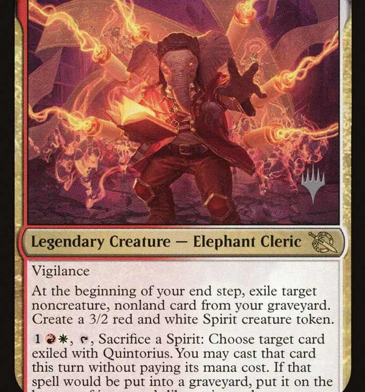 Quintorius, Loremaster (Promo Pack) [March of the Machine Promos]