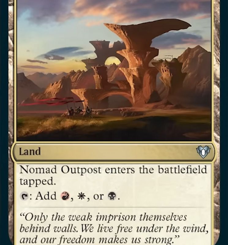 Nomad Outpost [Commander Masters]