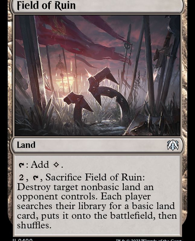 Field of Ruin [March of the Machine Commander]