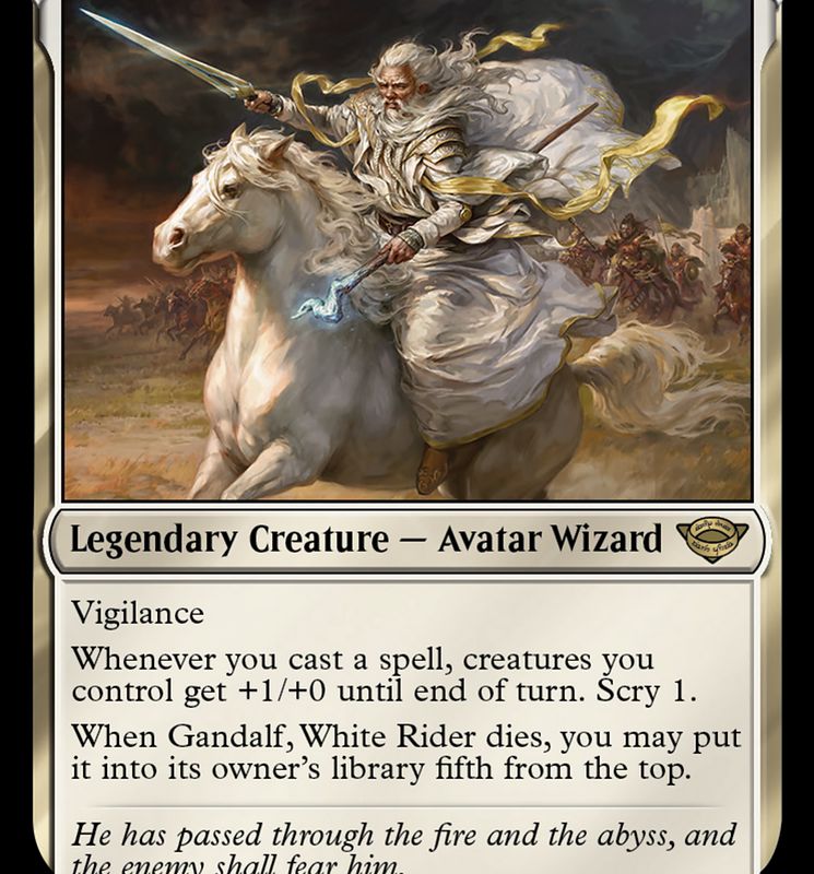 Gandalf, White Rider [The Lord of the Rings: Tales of Middle-Earth]