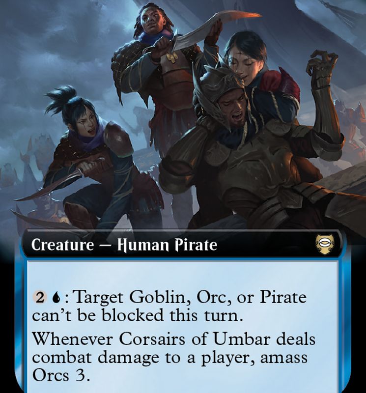 Corsairs of Umbar (Extended Art) [The Lord of the Rings: Tales of Middle-Earth Commander]
