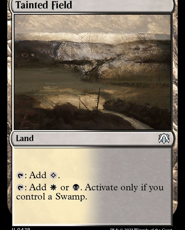 Tainted Field [March of the Machine Commander]