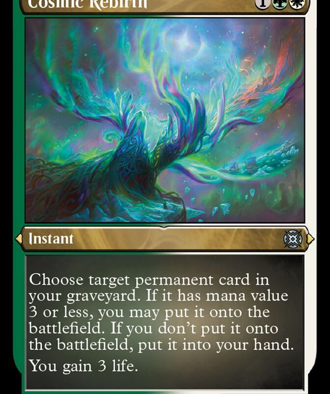 Cosmic Rebirth (Foil Etched) [March of the Machine: The Aftermath]