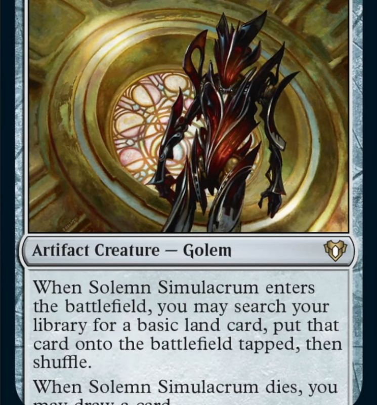 Solemn Simulacrum [Commander Masters]