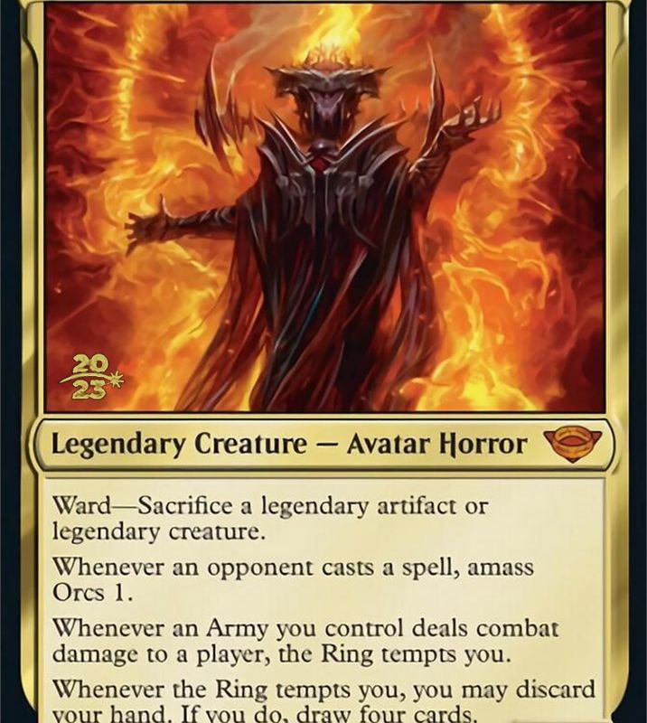 Sauron, the Dark Lord [The Lord of the Rings: Tales of Middle-Earth Prerelease Promos]