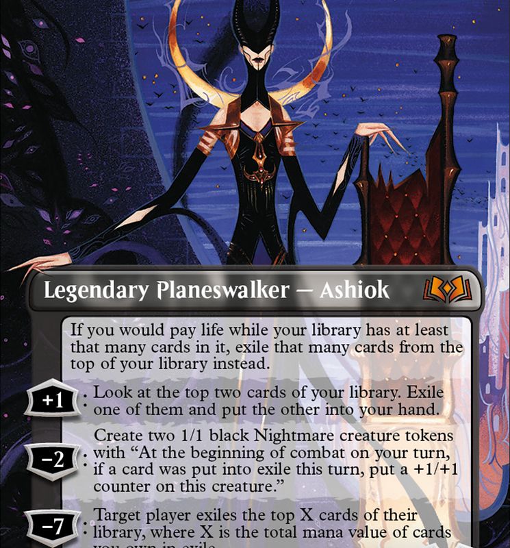 Ashiok, Wicked Manipulator (Borderless Alternate Art) [Wilds of Eldraine]
