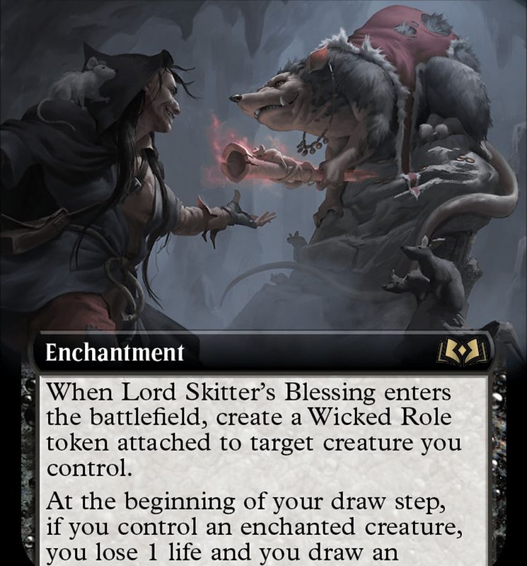 Lord Skitter's Blessing (Extended Art) [Wilds of Eldraine]