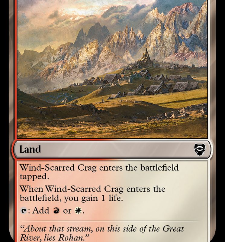 Wind-Scarred Crag [The Lord of the Rings: Tales of Middle-Earth Commander]