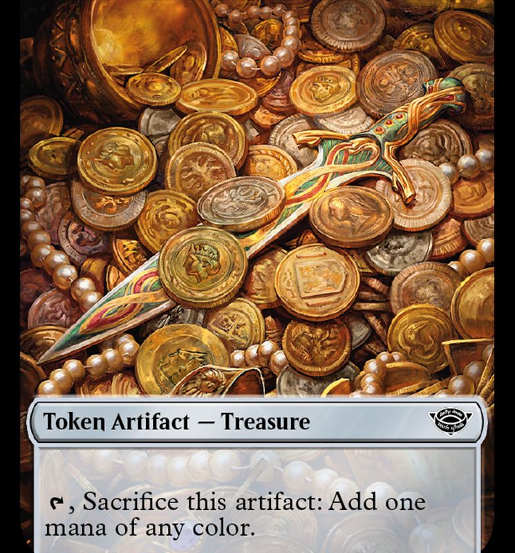 The Monarch // Treasure Double-Sided Token [The Lord of the Rings: Tales of Middle-Earth Commander Tokens]