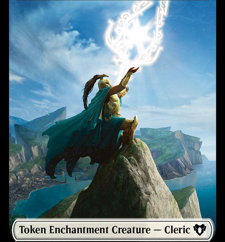Cleric // Cat Beast Double-Sided Token [Commander Masters Tokens]