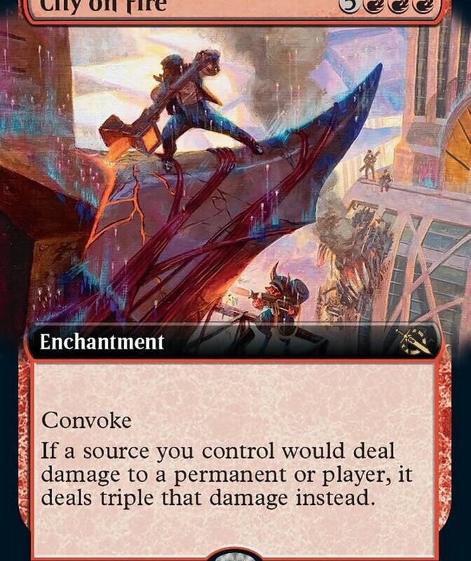City on Fire (Extended Art) [March of the Machine]