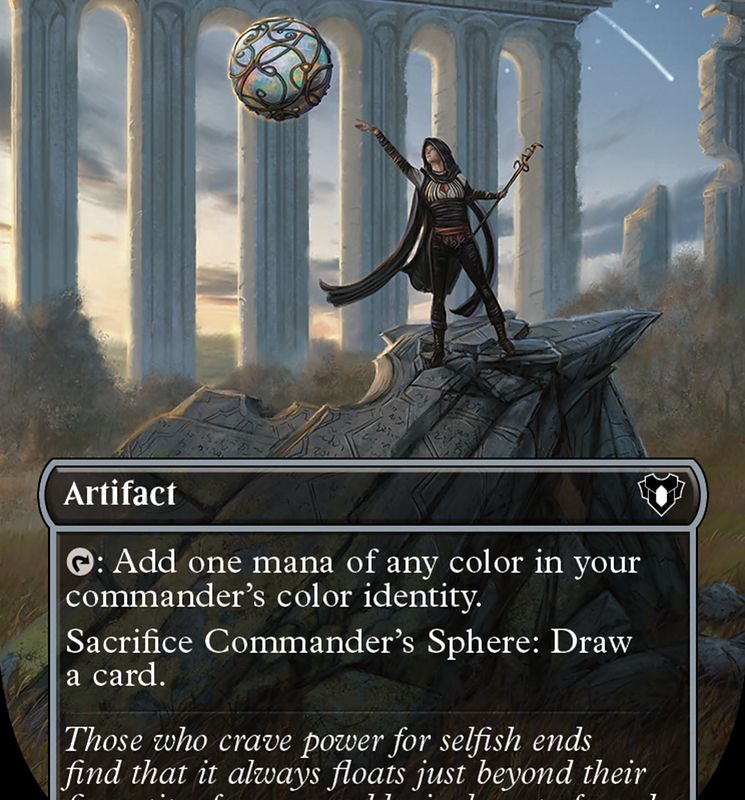 Commander's Sphere (Borderless Alternate Art) [Commander Masters]