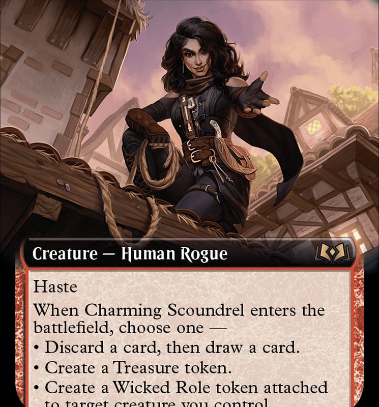 Charming Scoundrel (Extended Art) [Wilds of Eldraine]