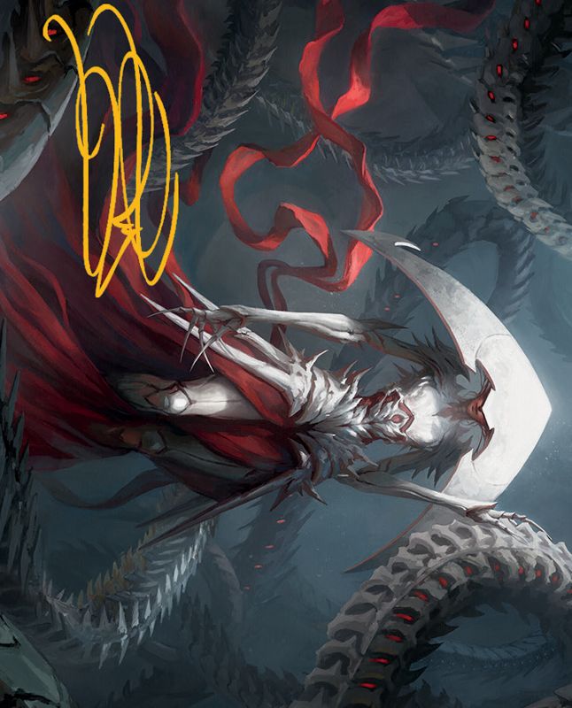 Elesh Norn Art Card (Gold-Stamped Signature) [March of the Machine Art Series]