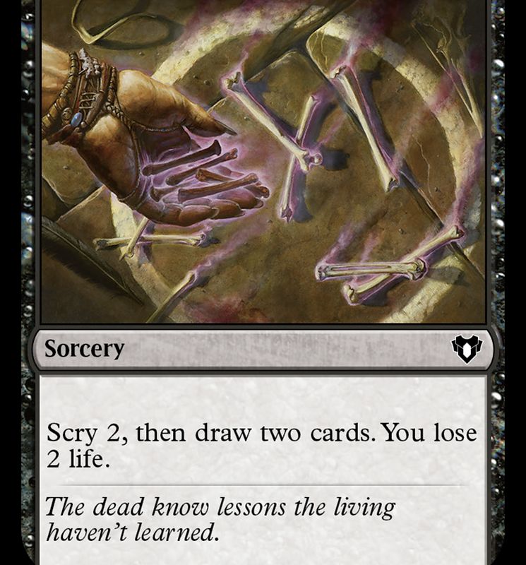 Read the Bones [Commander Masters]