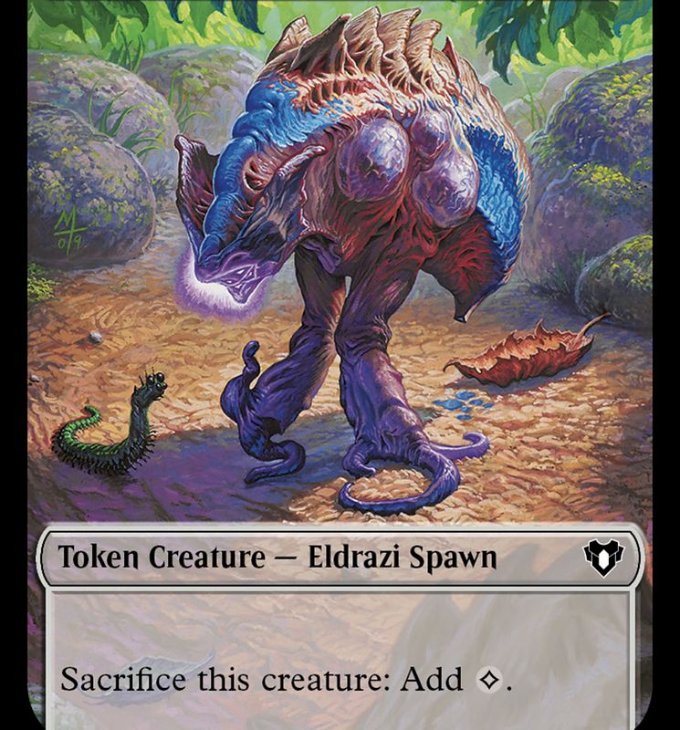 Eldrazi Spawn Token [Commander Masters Tokens]