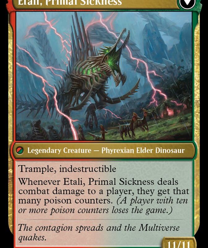 Etali, Primal Conqueror // Etali, Primal Sickness [March of the Machine]