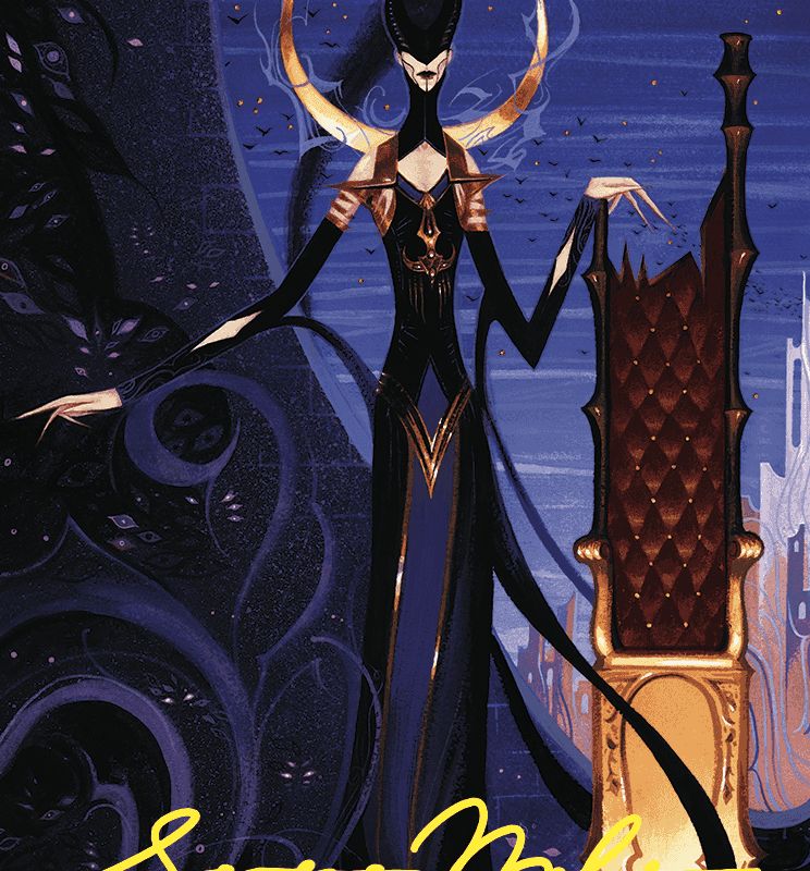 Ashiok, Wicked Manipulator Art Card (57/81) (Gold-Stamped Signature) [Wilds of Eldraine Art Series]