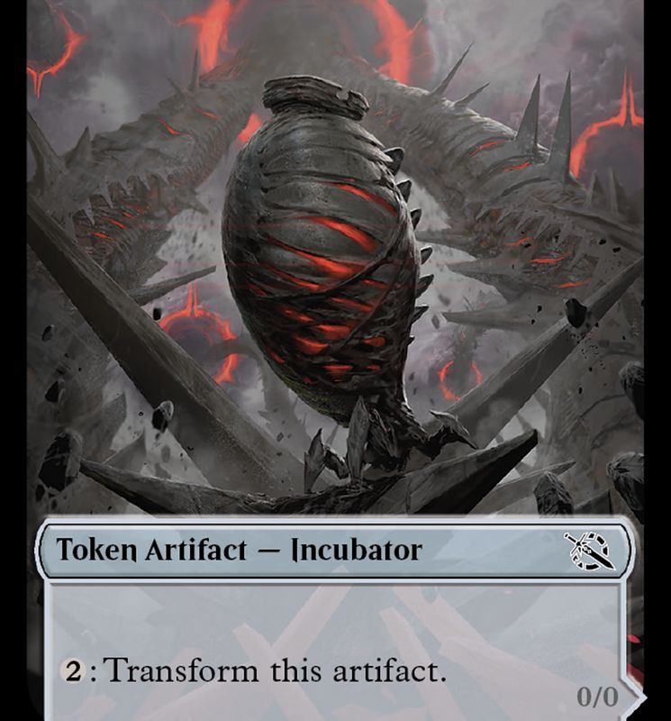 Incubator // Phyrexian (17) Double-Sided Token [March of the Machine Tokens]