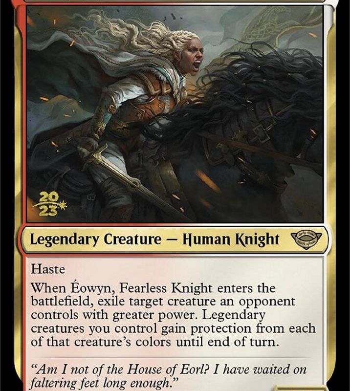 Eowyn, Fearless Knight [The Lord of the Rings: Tales of Middle-Earth Prerelease Promos]