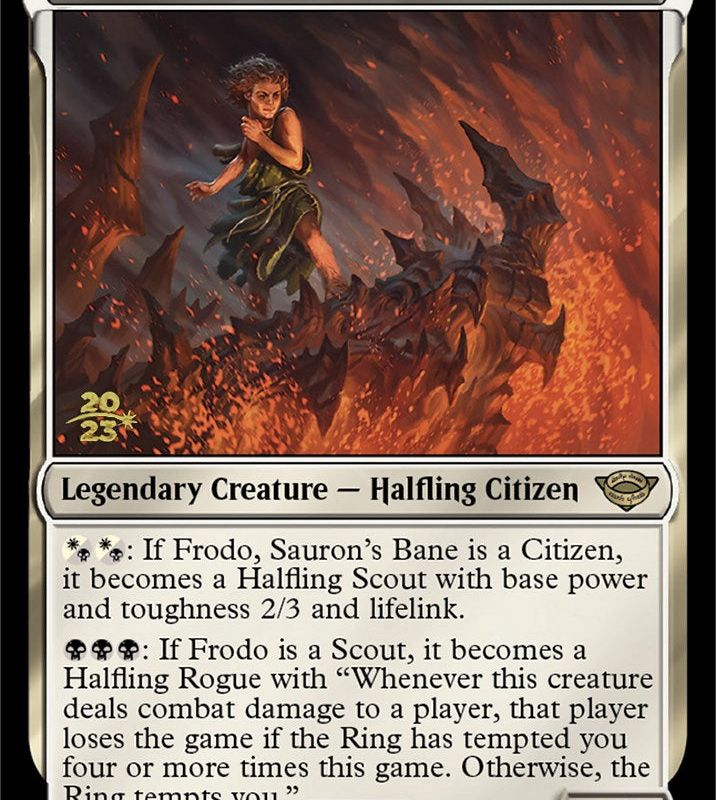 Frodo, Sauron's Bane [The Lord of the Rings: Tales of Middle-Earth Prerelease Promos]
