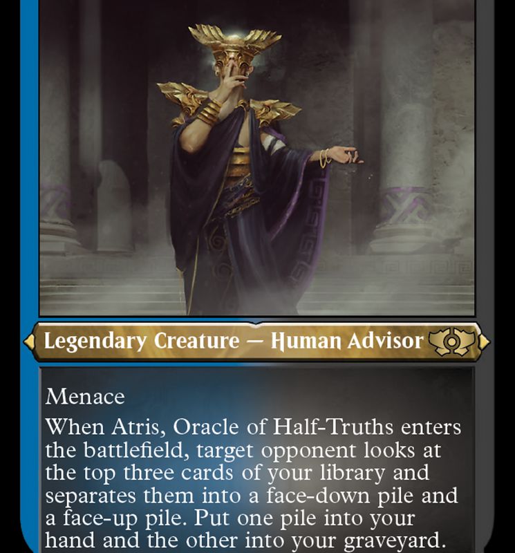 Atris, Oracle of Half-Truths (Foil Etched) [Multiverse Legends]