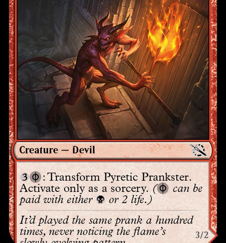 Pyretic Prankster // Glistening Goremonger [March of the Machine]