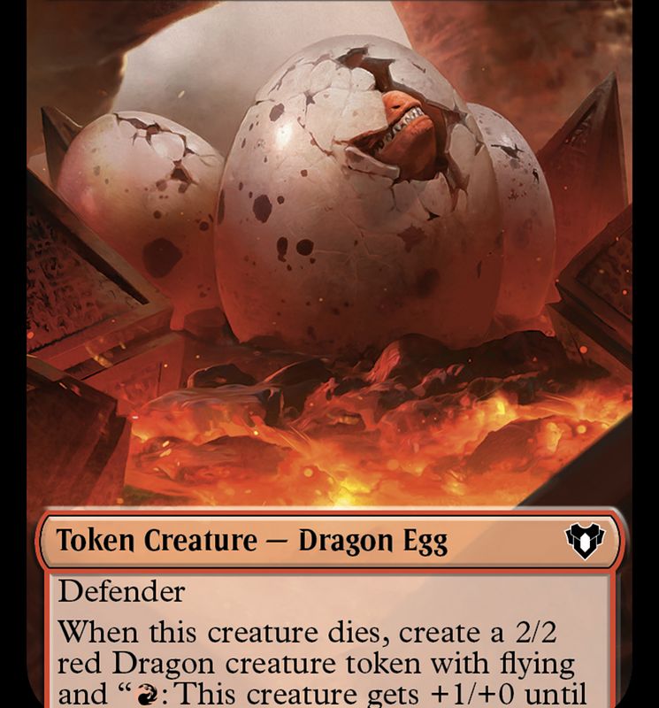 Dragon Egg Token [Commander Masters Tokens]