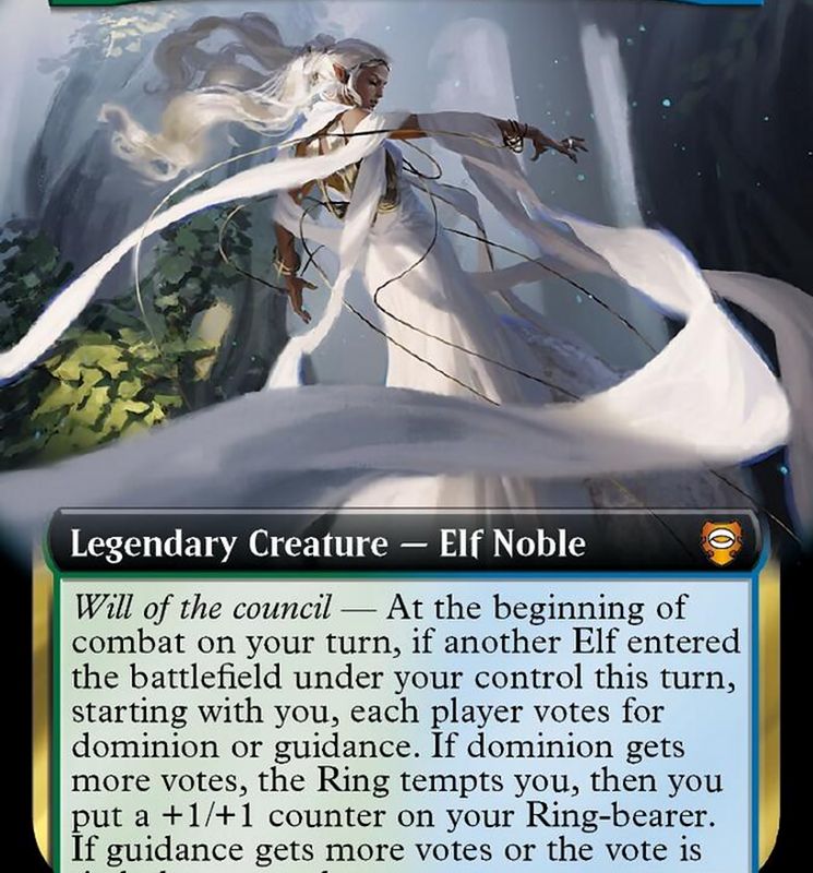 Galadriel, Elven-Queen (Extended Art) [The Lord of the Rings: Tales of Middle-Earth Commander]
