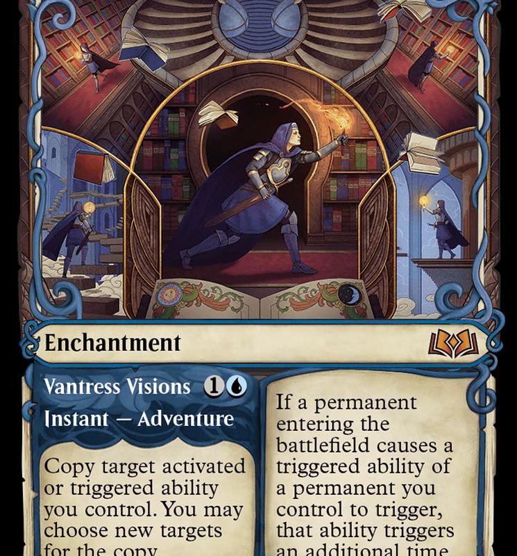 Virtue of Knowledge // Vantress Visions (Showcase) [Wilds of Eldraine]