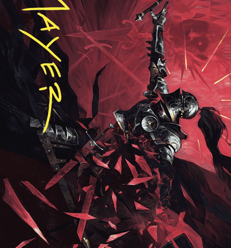 Shatter the Oath Art Card (Gold-Stamped Signature) [Wilds of Eldraine Art Series]