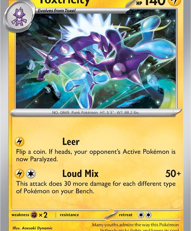 Toxtricity (072/197) (Theme Deck Exclusive) [Scarlet & Violet: Obsidian Flame]