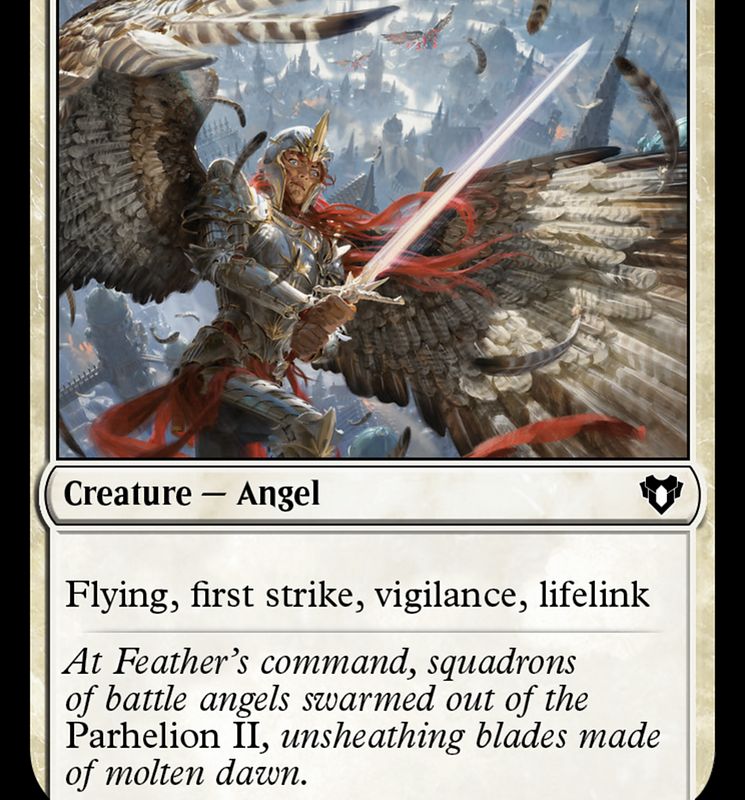 Sunblade Angel [Commander Masters]