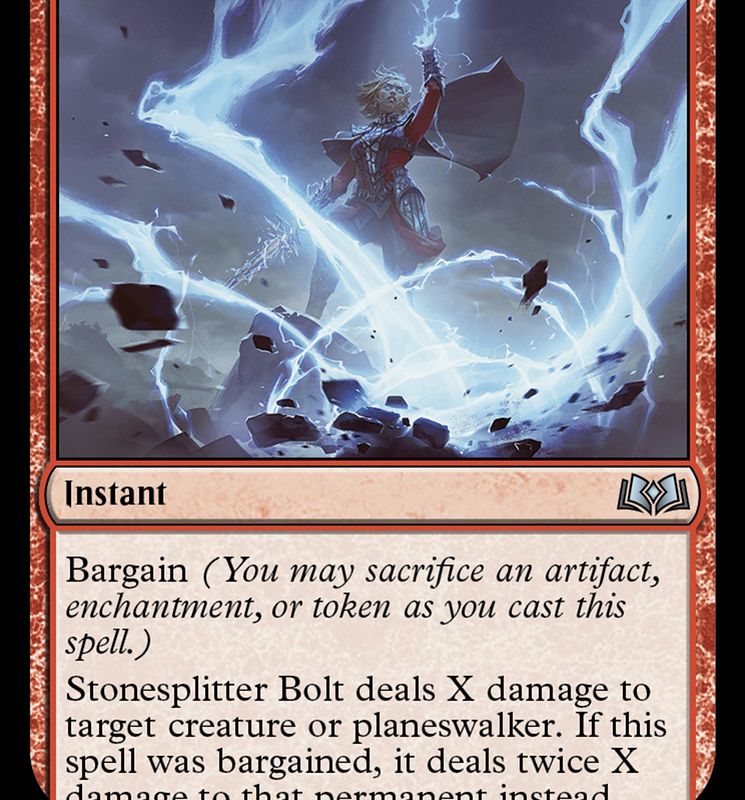 Stonesplitter Bolt [Wilds of Eldraine]