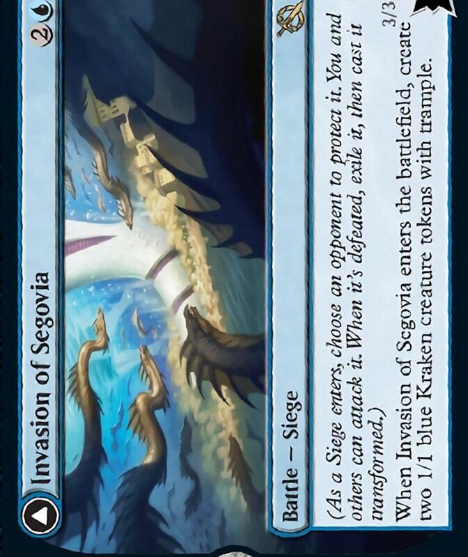 Invasion of Segovia // Caetus, Sea Tyrant of Segovia [March of the Machine]