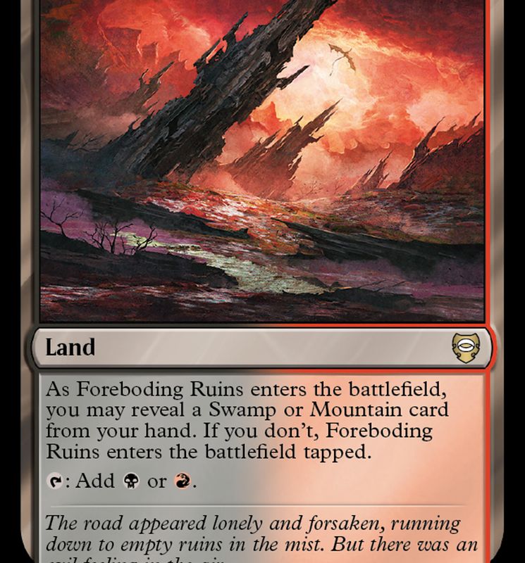 Foreboding Ruins [The Lord of the Rings: Tales of Middle-Earth Commander]