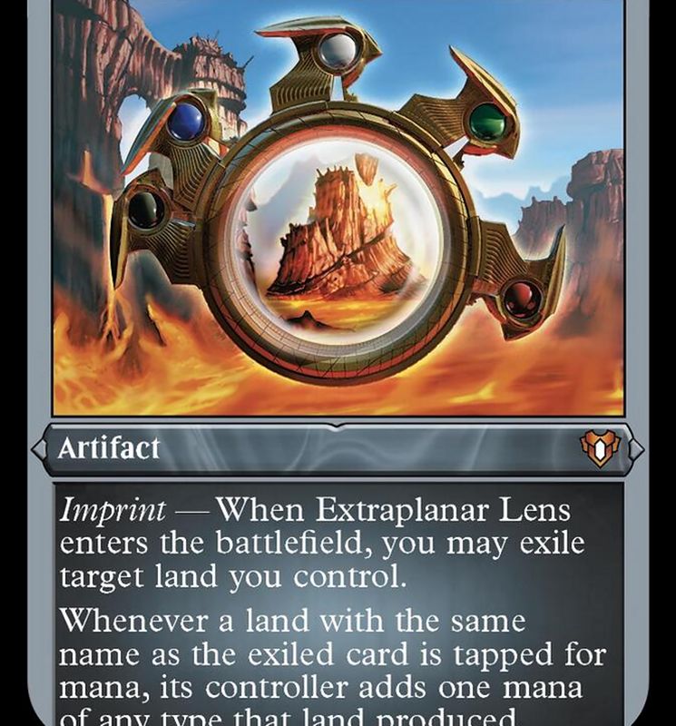 Extraplanar Lens (Foil Etched) [Commander Masters]