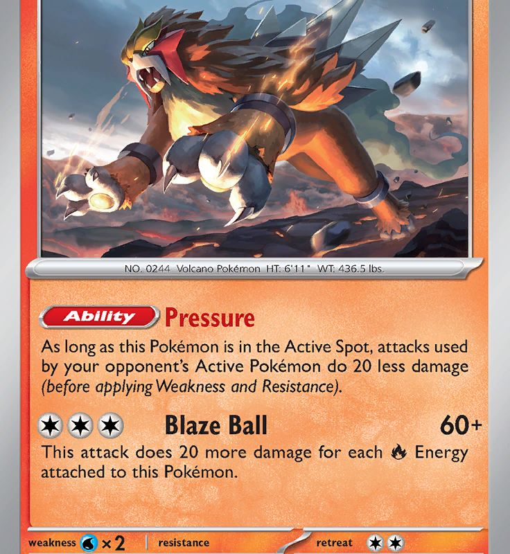 Entei (030/197) [Scarlet & Violet: Obsidian Flames]