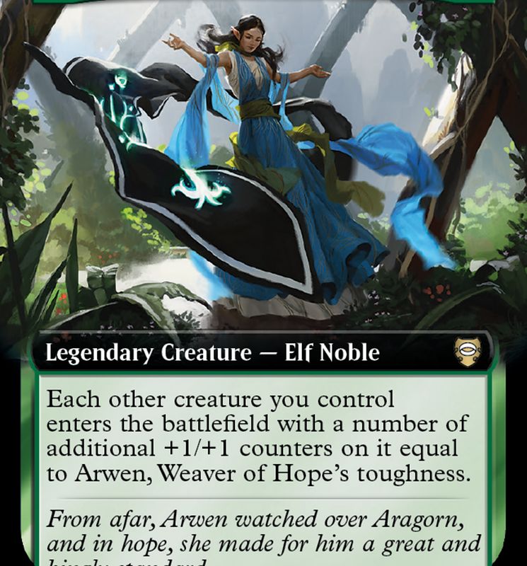 Arwen, Weaver of Hope (Extended Art) [The Lord of the Rings: Tales of Middle-Earth Commander]