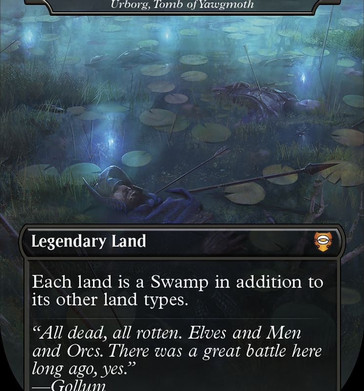 Urborg, Tomb of Yawgmoth - The Dead Marshes (Surge Foil Realms and Relics) [The Lord of the Rings: Tales of Middle-Earth Commander]