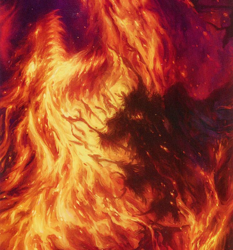 Stoke the Flames Art Card [March of the Machine Art Series]