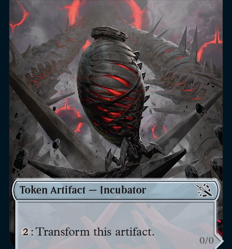 Incubator // Phyrexian (16) Double-Sided Token [March of the Machine Tokens]