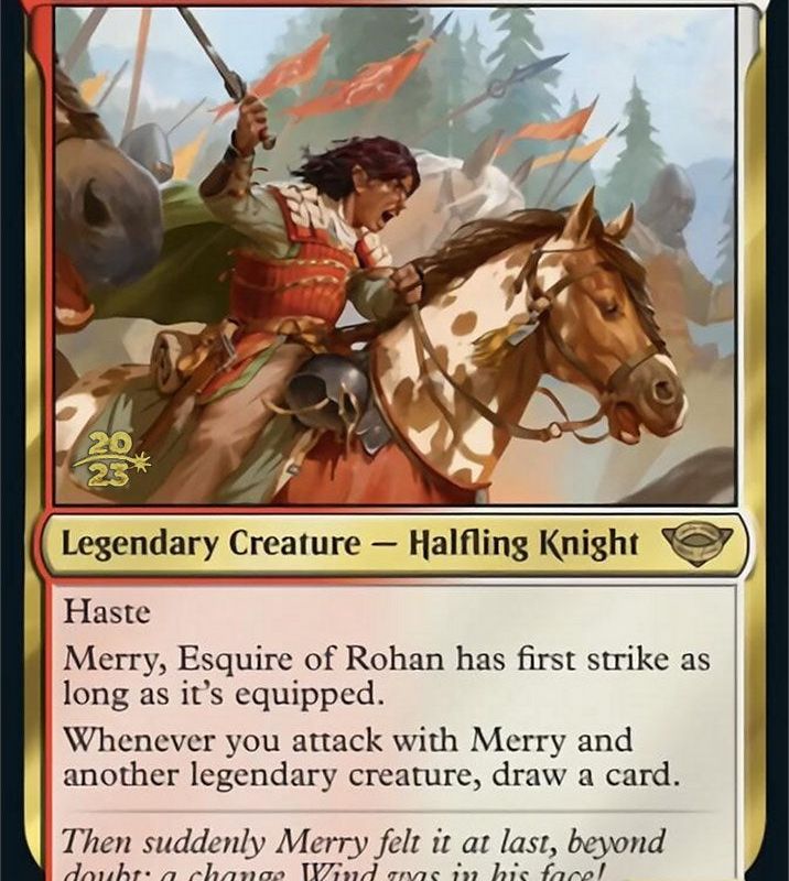 Merry, Esquire of Rohan [The Lord of the Rings: Tales of Middle-Earth Prerelease Promos]