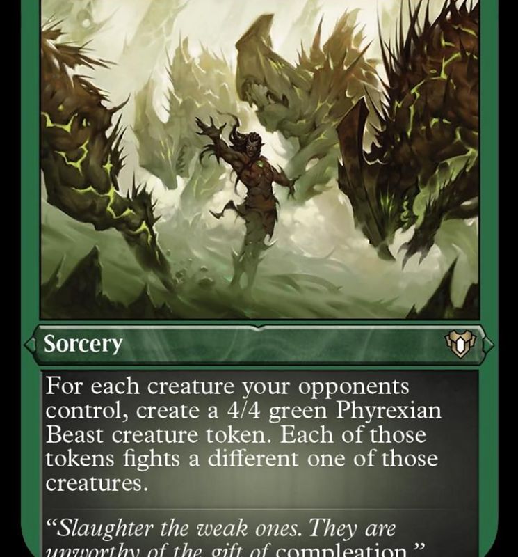Ezuri's Predation (Foil Etched) [Commander Masters]