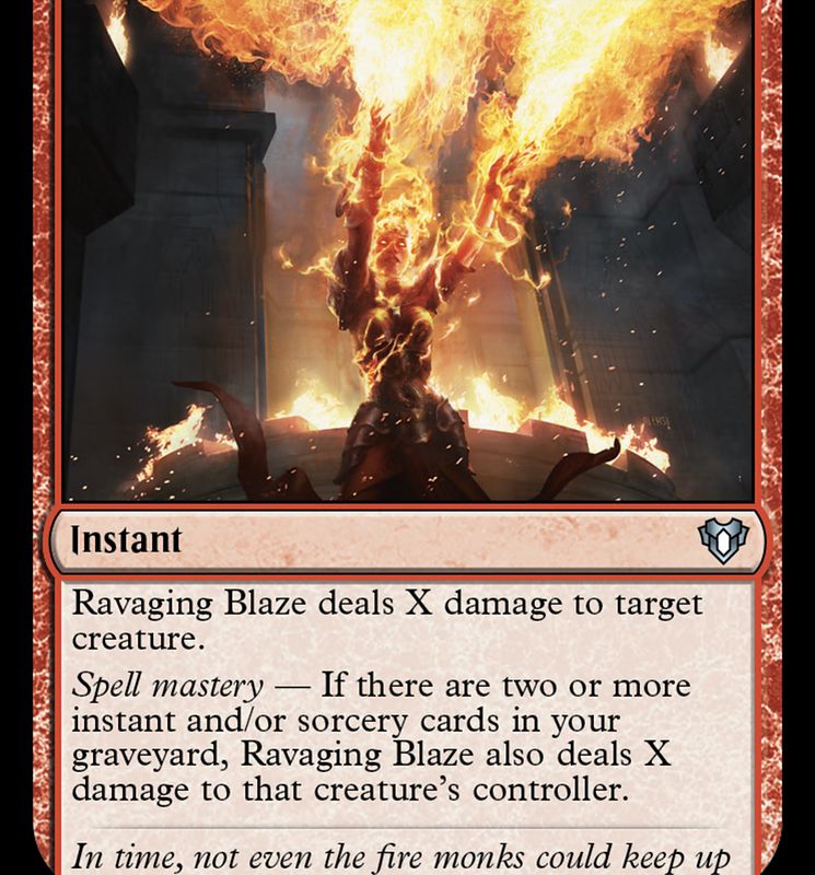 Ravaging Blaze [Commander Masters]