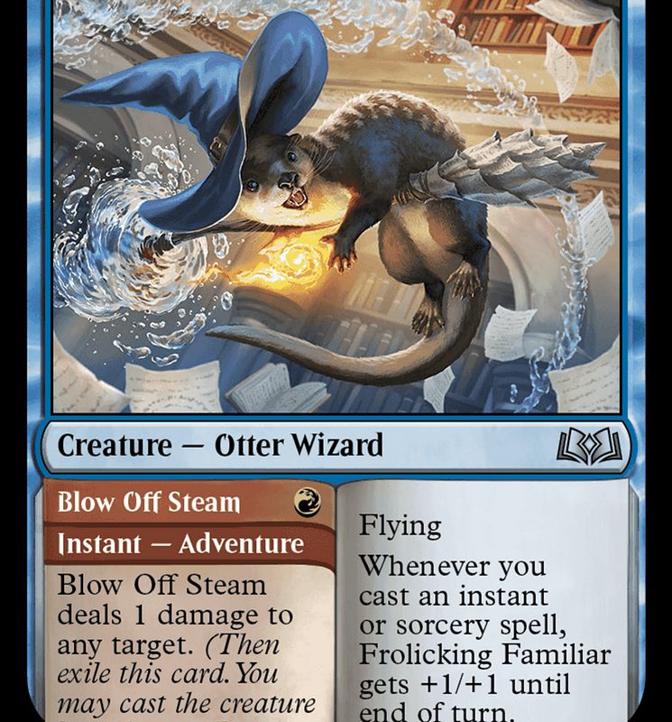 Frolicking Familiar // Blow Off Steam [Wilds of Eldraine]